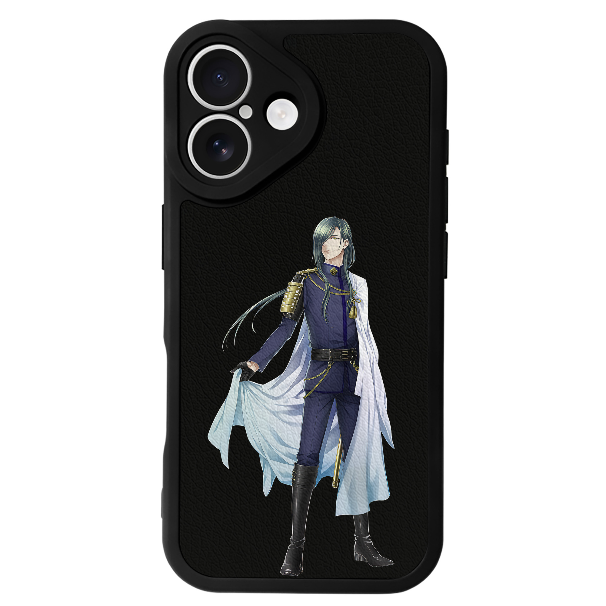 （画像用） 刀剣乱舞 Touken Ranbu 【iPhone 16シリーズ対応】シリコンスマホケース（レザー調） 材質：シリコン
